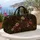 Vintage Library Books With Botanical Florals For Travel Reading Retreats And Book Lovers Quilted Weekend Bag - 5