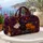 Black Cat Witch Hat Pumpkins And Ghost Halloween Travel For Spooky Fall Getaways Quilted Weekend Bag - 5