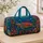 Vibrant Sea Turtle Reef With Name Plaque Tropical Ocean Beach Getaway Style For Women Quilted Weekend Bag - 4
