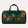 Jewel Tone Parrot With Hibiscus Tropical Resort Travel Style For Island Getaways Quilted Weekend Bag - 6