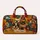 French Bulldog Mosaic Portrait With Autumn Travel Vibes For Dog Moms And Pet Lovers Quilted Weekend Bag - 6
