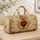 Sacred Heart Devotional Emblem For Church Travel, Prayer Retreats, And Faith Gifts Quilted Weekend Bag - 4