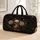 Gothic Skull And Ivory Roses Dark Botanical Memento Mori Travel Style Gift For Women Quilted Weekend Bag - 1