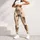 Cheerful Reindeer And Pine Holiday Wear For Women's Winter Workouts And Lounging Leggings - 6