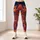 Vermilion Firebird Celestial Flame Motif For Yoga, Festivals And Fantasy Style Lovers Leggings - 6