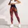 Vermilion Firebird Celestial Flame Motif For Yoga, Festivals And Fantasy Style Lovers Leggings - 5