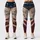 Patriotic Stars And Flowing Stripes For Fourth Of July Parades And Everyday Americana Style Leggings - 1