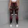 Ivory Skull And Wine Rose Gothic Botanical For Halloween Alternative Fashion Lovers Leggings - 4