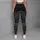 Celtic Gothic Winged Compass And Raven Knotwork For Dark Fantasy Festival Style Leggings - 5