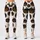 Black Jack O Lantern Pumpkin Motifs For Halloween Costumes And Spooky Everyday Style Leggings - 1