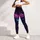 Neon Jack O Lantern Bats And Spiderwebs For Halloween Parties And Gothic Outfits Leggings - 5