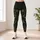 Dark Green Botanical Wildflower Garden Cottagecore Yoga Wear For Women Nature Lovers Leggings - 6