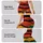 Abstract Rainbow Brushstroke Color Block Streetwear For Yoga Workouts And Festivals Leggings - 2