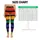 Abstract Rainbow Brushstroke Color Block Streetwear For Yoga Workouts And Festivals Leggings - 3