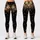 Vintage Gold Botanical Roses For Elegant Everyday Wear And Evening Outfits For Women Leggings - 1