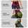 Retro Mod Daisy Floral Activewear for Women, Yoga Gym Running and Festival Style Leggings - 2