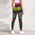 Retro Mod Daisy Floral Activewear for Women, Yoga Gym Running and Festival Style Leggings - 5