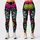Retro Mod Daisy Floral Activewear for Women, Yoga Gym Running and Festival Style Leggings - 1