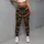 Espresso Brown Wildcat Stripe High Waist Workout And Everyday Lounge Wear For Women Leggings - 4