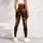 Autumn Chrysanthemum And Daisy Florals For Fall Yoga, Fitness And Casual Daily Wear Leggings - 5