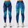 Oceanic Blue Fluid Art For Beach Travel Yoga And Everyday Activewear For Women Style Leggings - 1