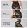 Teal Botanical Wildflower Garden High Waist Flare Yoga Festival Activewear For Women Leggings - 2