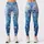 Vintage Blue Rose Floral Yoga And Fitness Wear for Bohemian Garden Style Lovers Leggings - 1