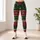 Nordic Snowflake Evergreen Fair Isle For Christmas Winter Yoga Fitness Women Leggings - 6