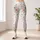 Watercolor Cottage Garden Florals for Spring Yoga, Travel and Everyday Activewear Leggings - 6