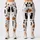 Black Cats Pumpkins Coffins for Halloween Parties and Spooky Season Costume Outfits Leggings - 1