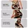 Espresso Brown Cowhide Abstract Style for Western Casual Wear and Everyday Outfits Leggings - 2