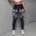Navy Pink Wildflower Botanical For Everyday Wear And Garden Party Outfits Women Leggings - 4