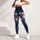 Navy Pink Wildflower Botanical For Everyday Wear And Garden Party Outfits Women Leggings - 6