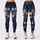 Navy Pink Wildflower Botanical For Everyday Wear And Garden Party Outfits Women Leggings - 1