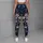 Navy Pink Wildflower Botanical For Everyday Wear And Garden Party Outfits Women Leggings - 5