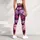 Midnight Plum Peony And Hydrangea Floral Garden For Romantic Everyday Style Women Leggings - 4