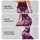 Midnight Plum Peony And Hydrangea Floral Garden For Romantic Everyday Style Women Leggings - 2