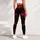 Red And Black Casino Suit Motifs For Las Vegas Nights And Statement Style For Women Leggings - 5