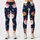 Santa Reindeer Snowflake Christmas Party Wear for Women and Teens Holiday Season Leggings - 1
