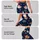 Santa Reindeer Snowflake Christmas Party Wear for Women and Teens Holiday Season Leggings - 2
