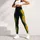 Reggae Music Note Side Stripe With Treble Clef For Festival Dance And Studio Wear Leggings - 6