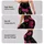 Magenta Tulip Starry Night Floral for Yoga Workouts and Everyday Active Women's Style Leggings - 2