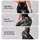 Monochrome Dragon Ink Wash For Gothic Yoga Workout And Fantasy Streetwear Enthusiasts Leggings - 2