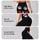 Black White Paw Prints And Scarlet Hearts for Dog Mom Chic Casual Everyday Wear Women Leggings - 2