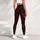 Vintage Gothic Crimson Floral Paisley For Dark Romantic Evening And Daily Wear Women Leggings - 4