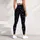 Celestial Purple Star Constellation Orbit Motif For Festival Nights And Everyday Style Leggings - 4
