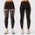 Gothic Rose Skull Tattoo Style For Halloween Parties And Dark Academia Night Outfits Leggings - 1