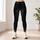 Black Panther Peony Floral Night Garden for Gothic Evening Style and Feline Lovers Leggings - 6