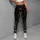 Gothic Skeleton Skull Collage For Dark Streetwear And Halloween Outfit Styling Women Leggings - 4