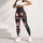 Whimsical Santa Claus Christmas Trees For Festive Holiday Parties And Winter Gift Giving Leggings - 6